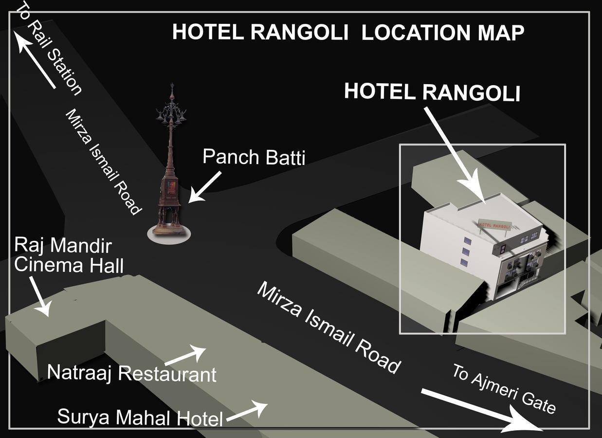 Hotel Rangoli Джайпур Екстер'єр фото